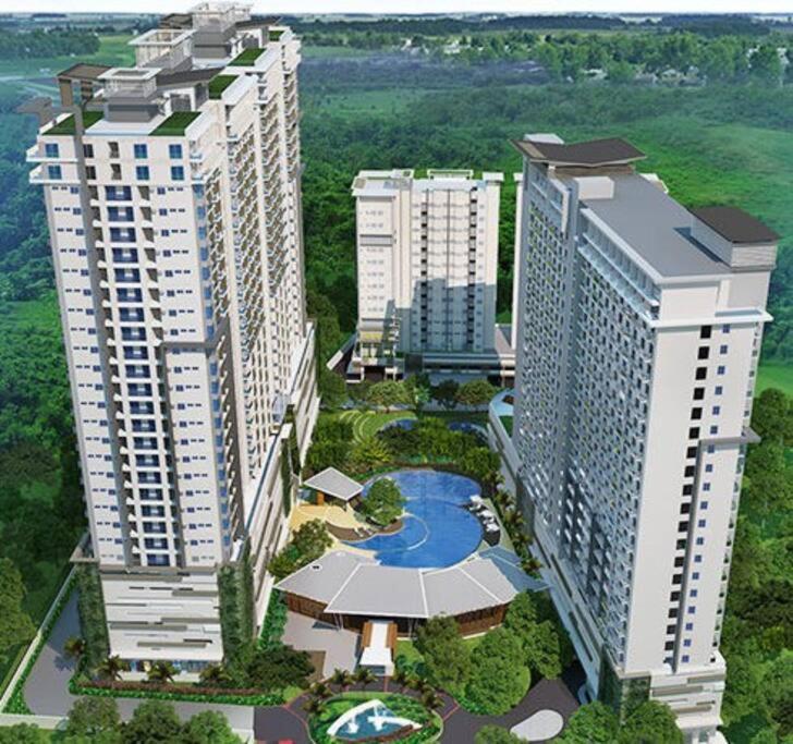 Condo Near Ayala Cebu City W Wifi Balcony Esterno foto